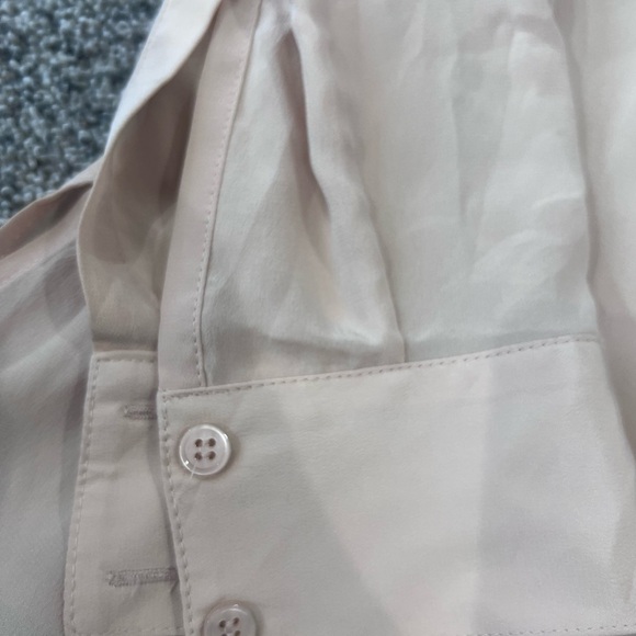 NWT! BCBG Maxazria Bare Pink 100% Silk Flowy Top Sabina Women’s Size M $248 - Picture 10 of 16